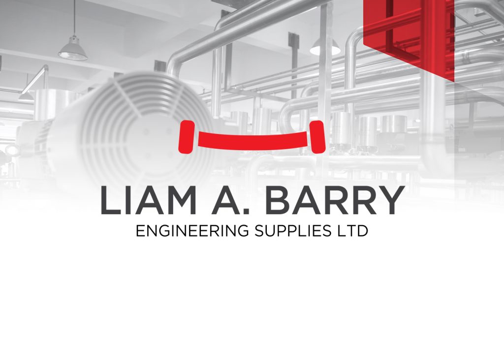 Liam A Barry logo overlaid on industrial workshop photo
